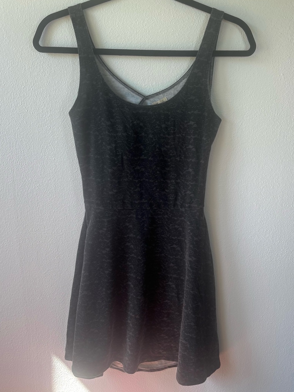 Skater Dress Jersey-Knit Lace Print Tumblr Grunge from Hollister